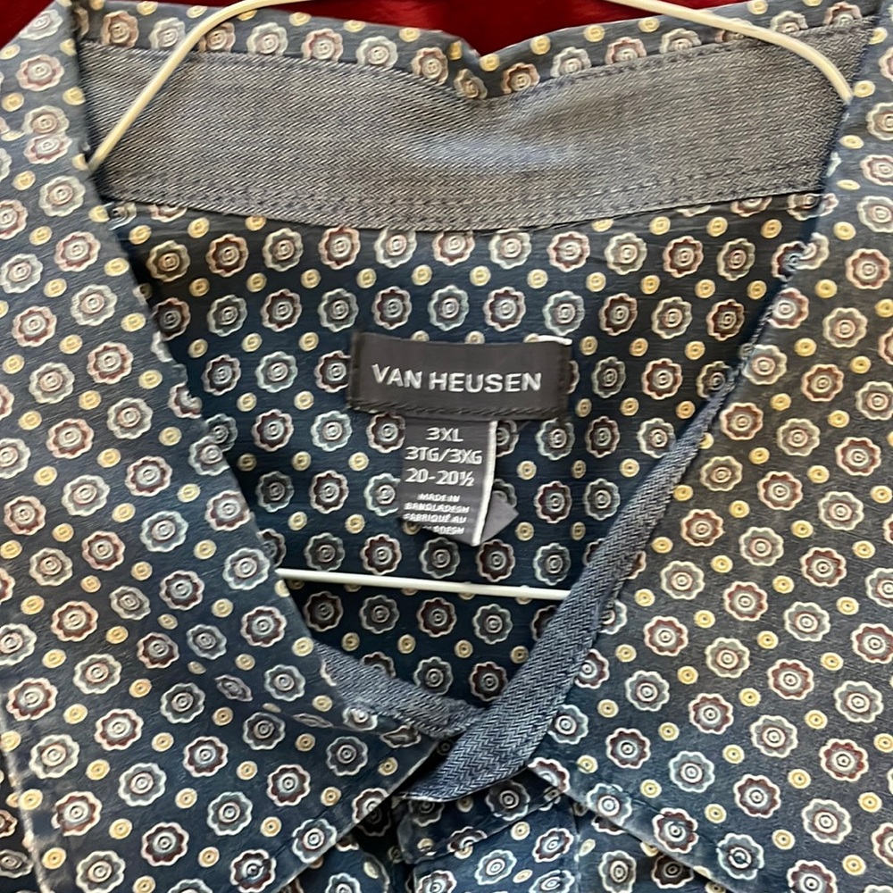 Big & Tall,Van Heusens 3XL men’s dress shirt